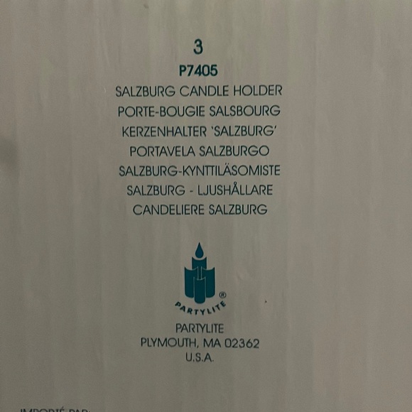 Salzburg candle holder